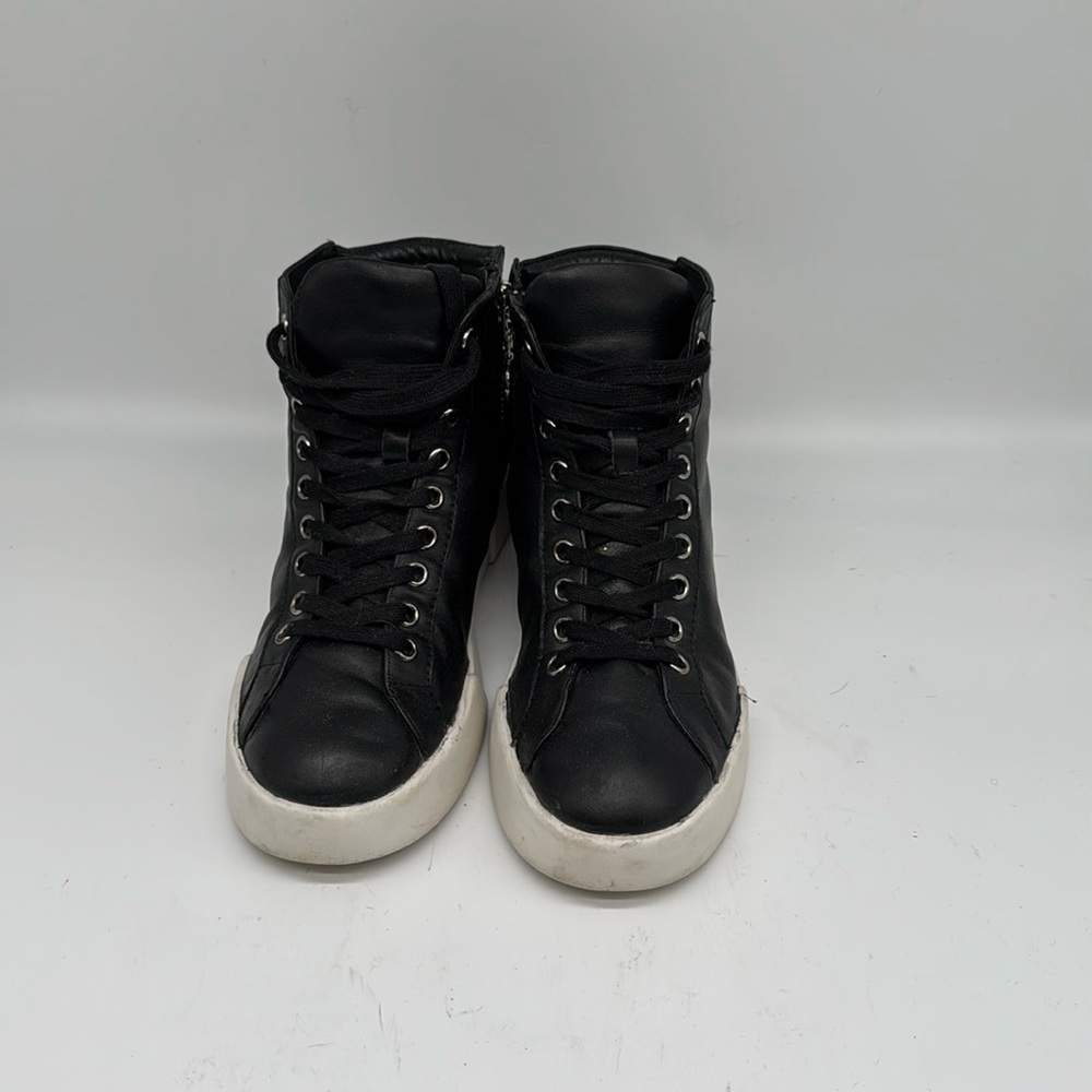 Wishbone leather high top sneakers 5